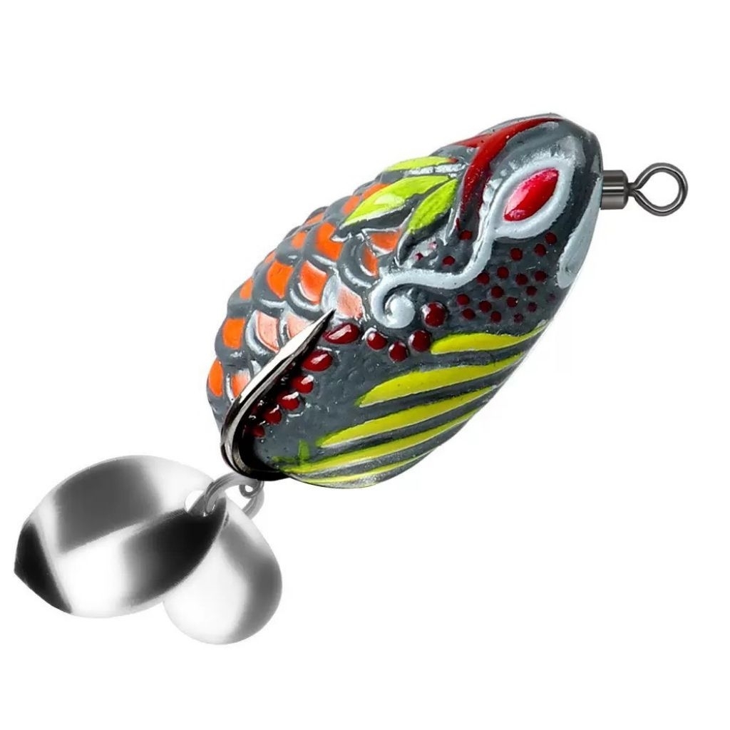 กบยาง 3.5 cm น้ำหนัก 5.7 กรัม ใบพัดคู่พร้อมจัดส่ง - รูปที่ 5