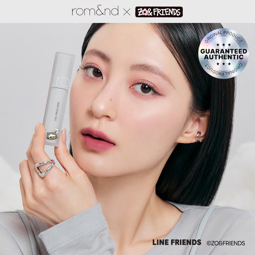 [rom&nd official] rom&nd X ZO&FRIENDS Blur Fudge Tint | Matte lip tint (2colors)