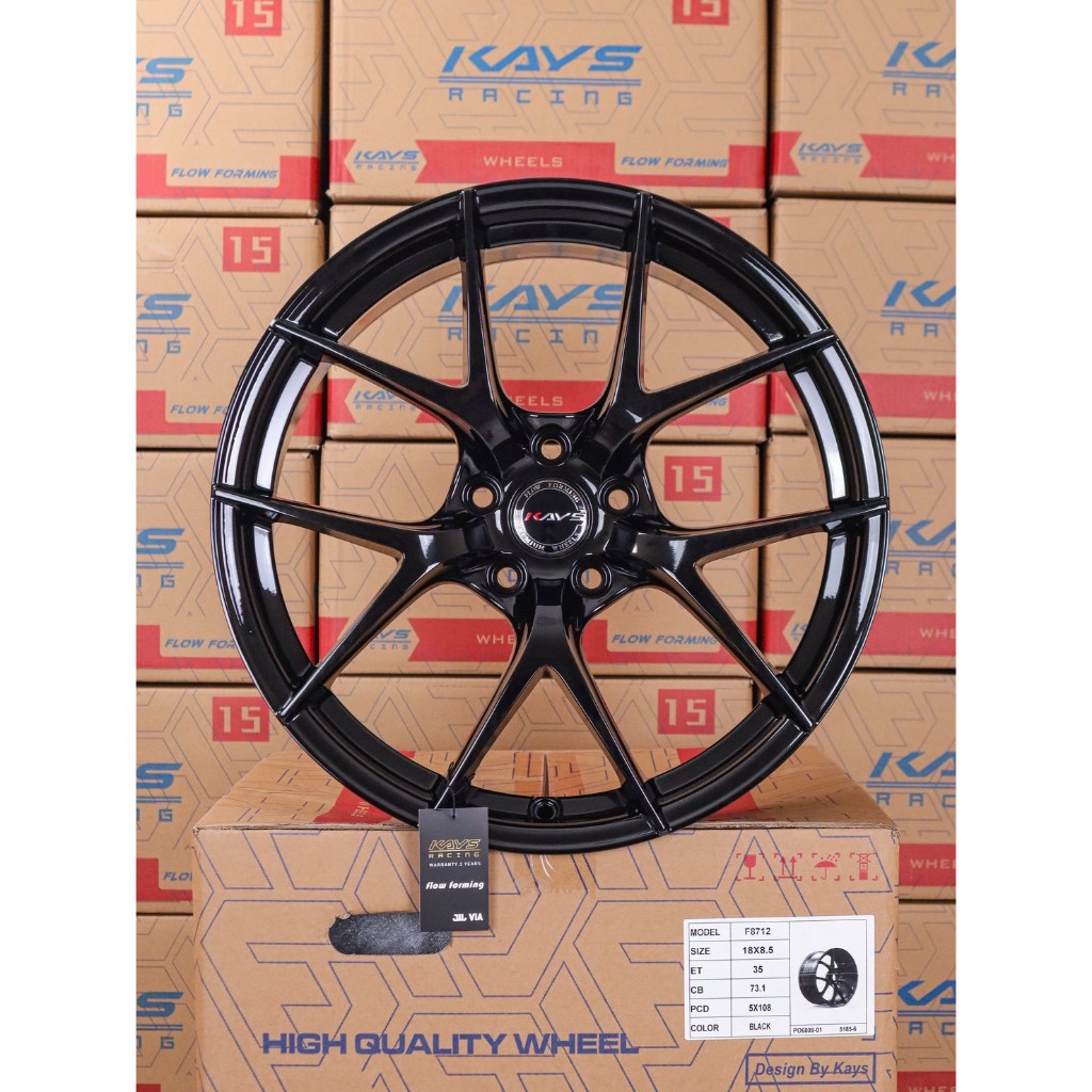 ล้อแม็กซ์รถไฟฟ้า KAYS F8712  8.5*18นิ้ว 5รู  108 - รูปที่ 5