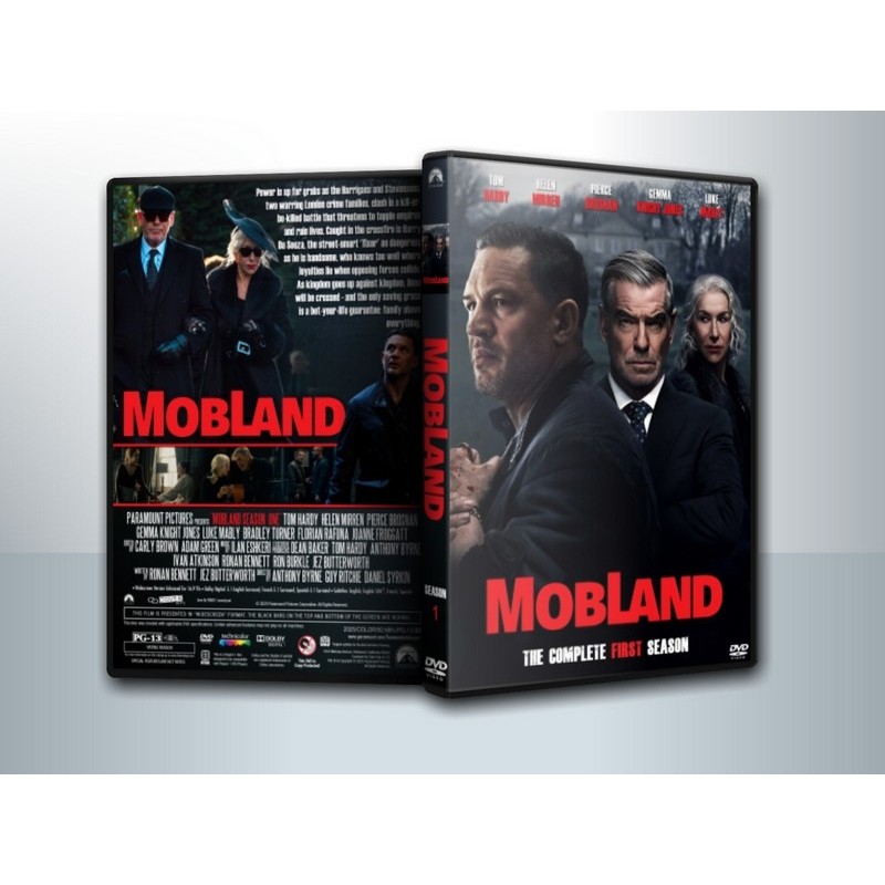 [ DVD Series มีปก+สกรีนแผ่น ] Mobland Complete Season 1 [2025] ม็อบแลนด์ ( 2 DVD )