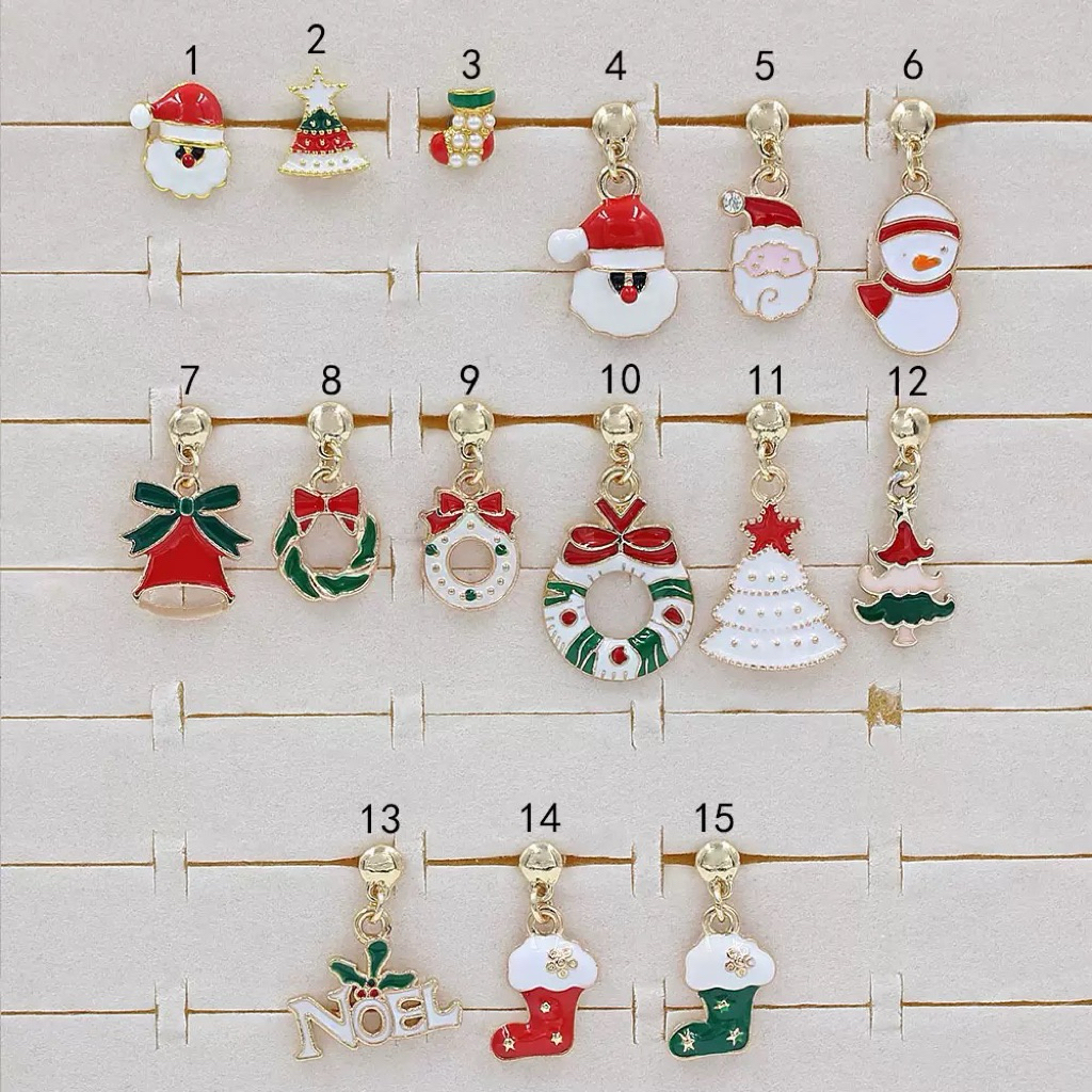 🇹🇭สินค้าพร้อมส่งในไทย จิวตัวติดสายนาฬิกา จิวห้อย Christ mas🎅🏻🎄💚❤️