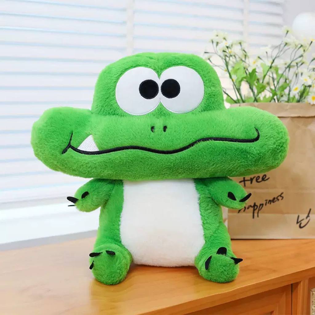 [พร้อมส่งจากไทย🇹🇭] ตุ๊กตาจระเข้ ตุ๊กตาจระเข้แก้มป่องสุดน่ารัก 30cm