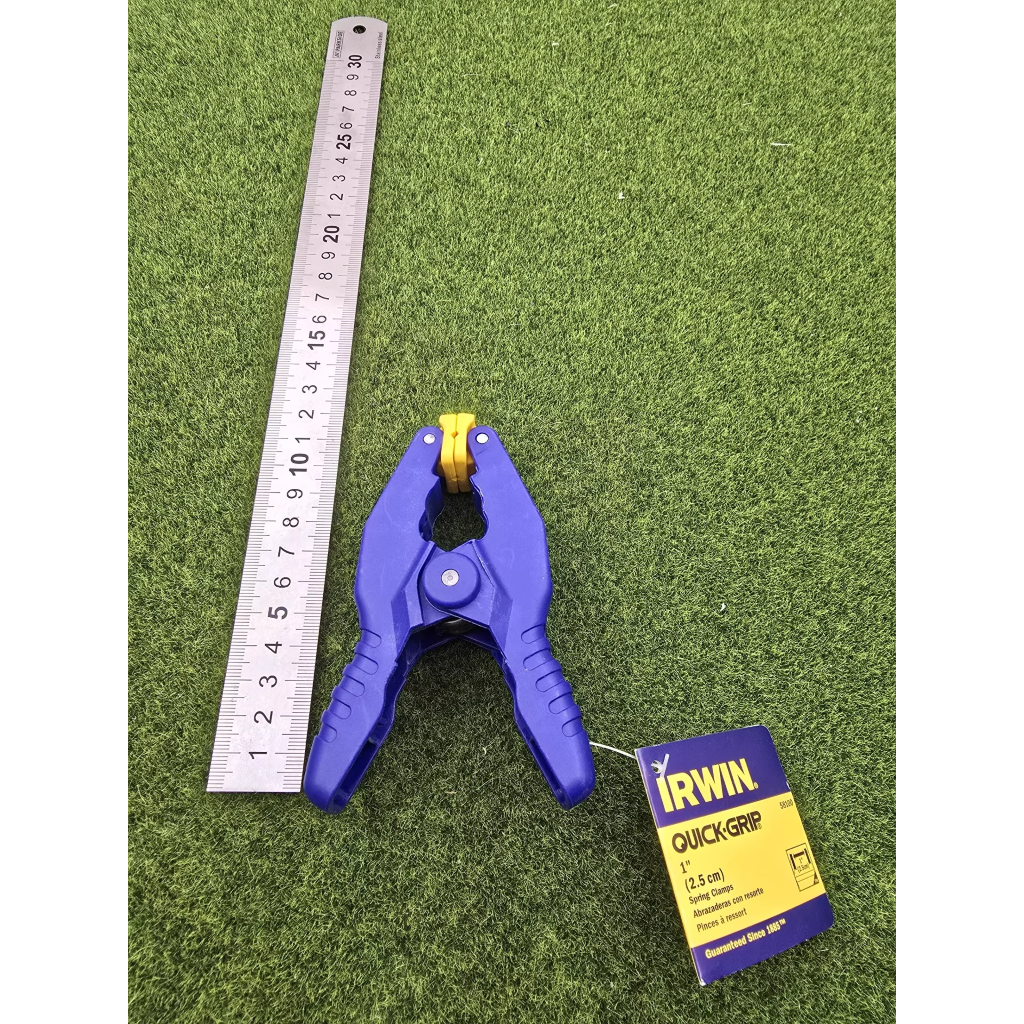 🔥 [แบรนด์ USA] แคลมป์หนีบ IRWIN QUICK-GRIP 1" (2.5cm) รุ่น Handi-Clamp ของใหม่เก่าเก็บ มีริ้วรอย/คราบเลอะ