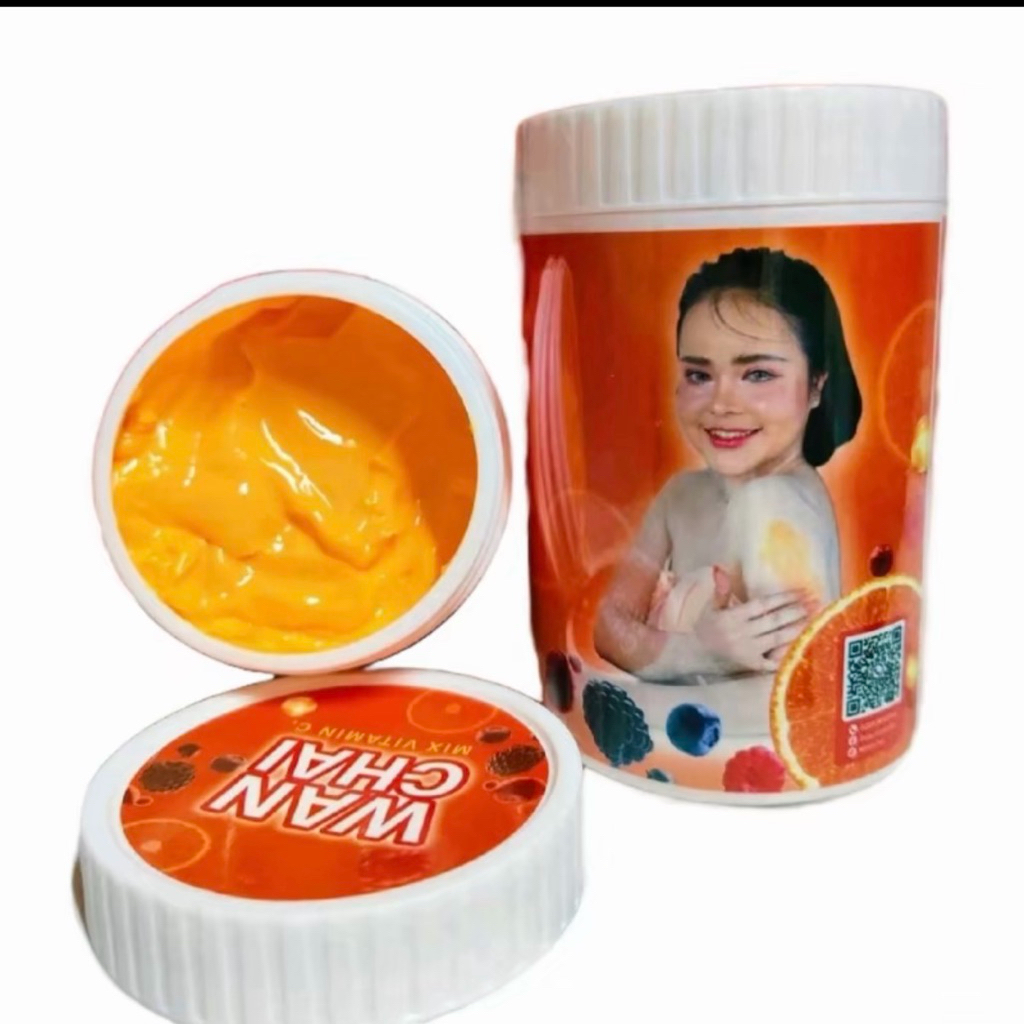 WAN CHAI #ครีมน้องส้มวันชัย  โลชั่นบำรุง ขนาด200กรัม ของแท้100%