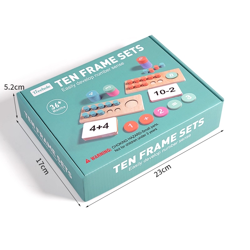 Montessori บล็อคไม้สอนคณิต ของเล่นเพื่อการศึกษา สอนการนับเลข ส่งจากประเทศไทย การลบ ง่ายๆ - รูปที่ 6