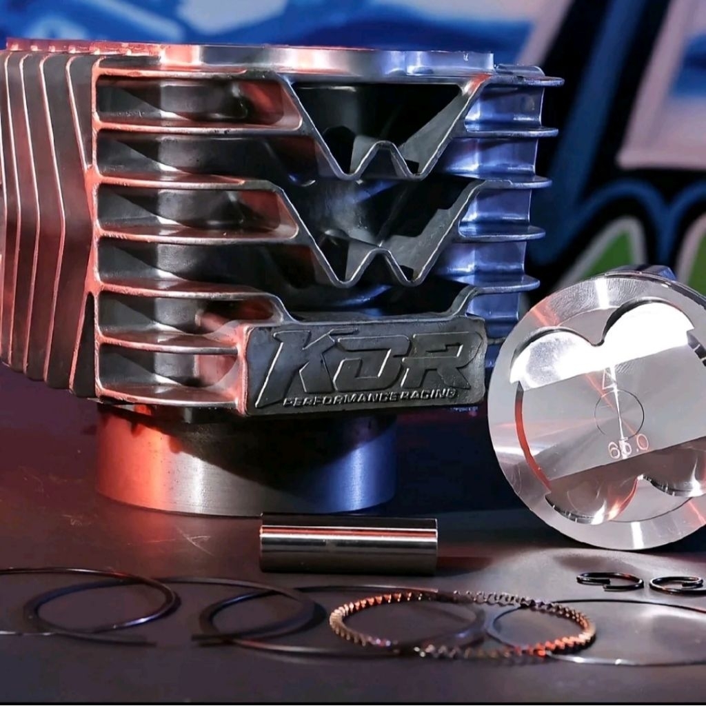 เสื้อหล่อ KDR พร้อมคว้าน+ลูกสูบ CNC KDR ลูก66-74มิล