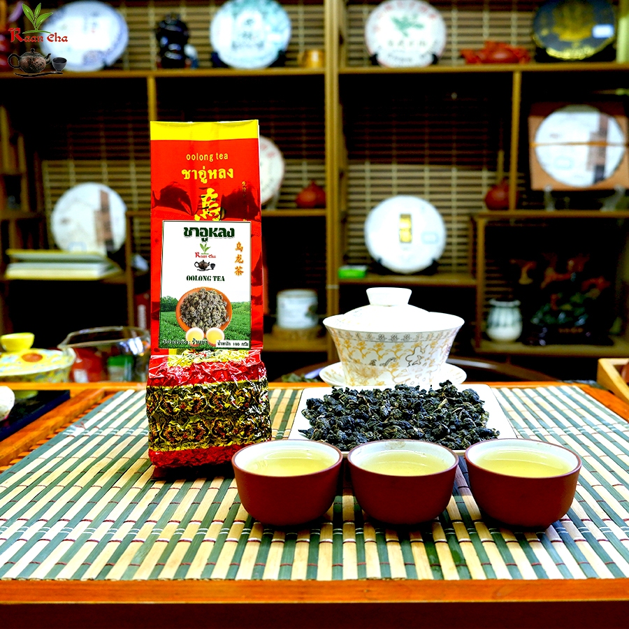 ชาอู่หลง รสชาติอ่อน นุ่ม ชุ่มคอ 100กรัม Oolong Tea