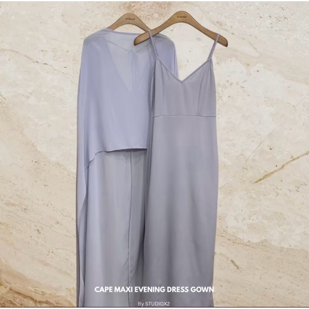 StudioX2 dress สีม่วงอมเทา 💟 New‼️size02