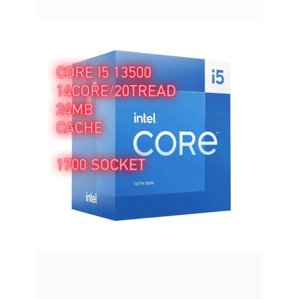 CPU (ซีพียู) INTEL CORE I5-13500 - 14C 20T 1.8-4.8GHz (INTEL SOCKET 1700)(
