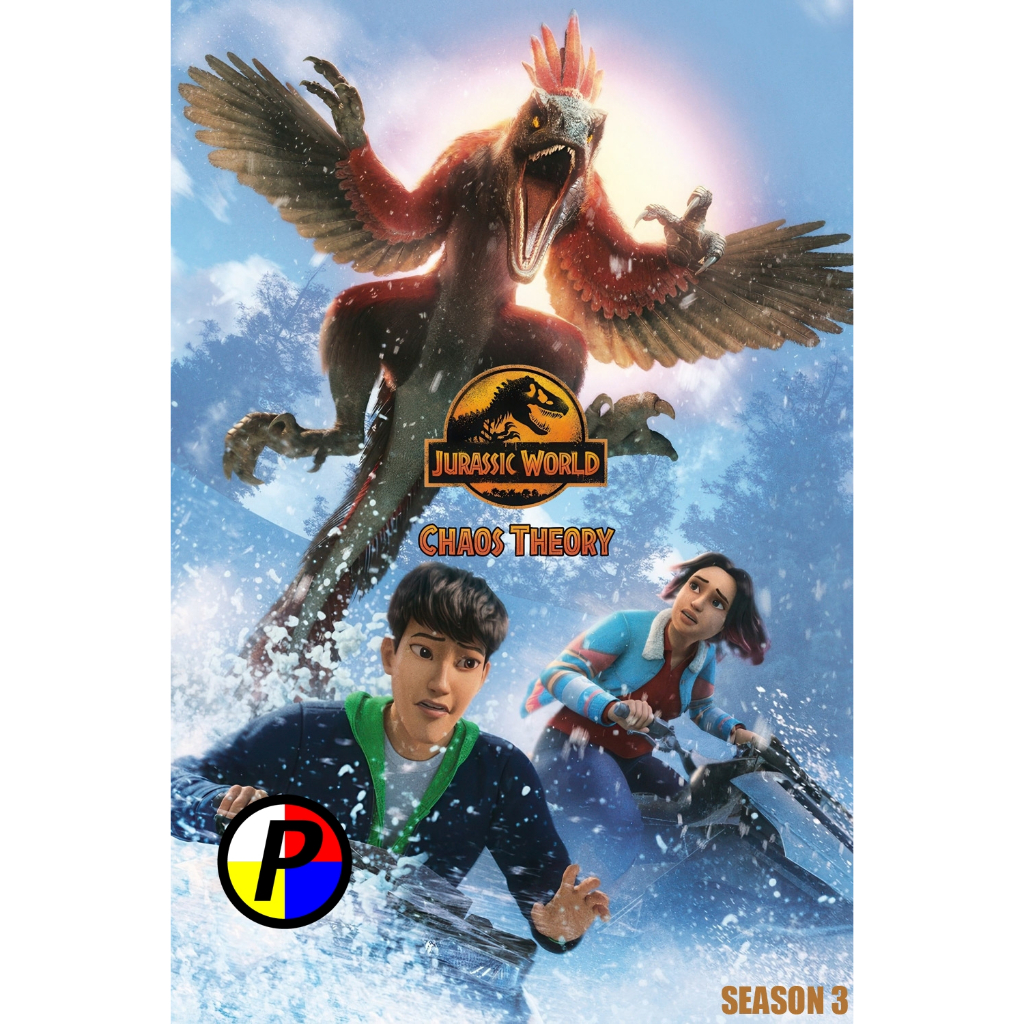 แผ่นดีวีดี เสียงไทย Movie ใหม่ จูราสสิค เวิลด์ ทฤษฎีความอลวน ปี 3 Jurassic World: Chaos Theory Season 3 (2025) 10 ตอนจบ
