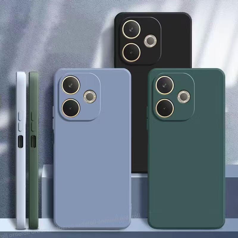 /ส่งจากไทย/ เคสกำมะหยี่ OPPO Realme Note70 Note60 Note60X Note50 สำหรับ เคสกันกระแทก สีพื้น