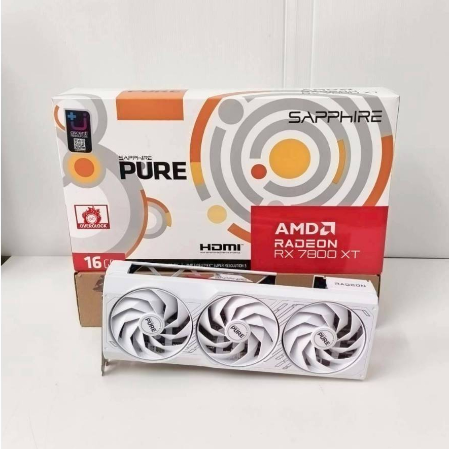 [มือ2] RX7800XT GAMING OC 16GB SAPPHIRE PURE AMD RADEON GDDR6 DUAL