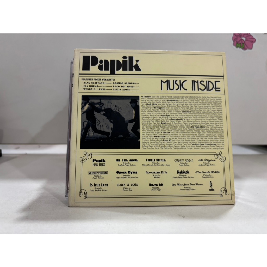1 CD MUSIC  ซีดีเพลงสากล  Papik  MUSIC INSIDE    (N1E29)