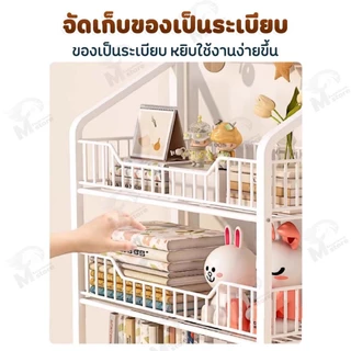 [ตะขอรูปหัวใจ] ชั้นวางของ ชั้นวางของอเนกประสงค์ ชั้นวางขนม มีตะขอแขวน มีหลายชั้นให้เลือก ล้อเลื่อน พร้อมส่ง ME