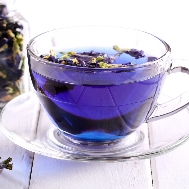 อัญชันผง ตรากอเงินฟาร์ม BUTTERFLY PEA POWDER Gorngernfarm Brand อัญชันผงแท้ 100% ทำขนม ชงดื่ม ราคา ถูกที่สุด ดีลบีเคเค แกลเลอรีภาพที่ 3