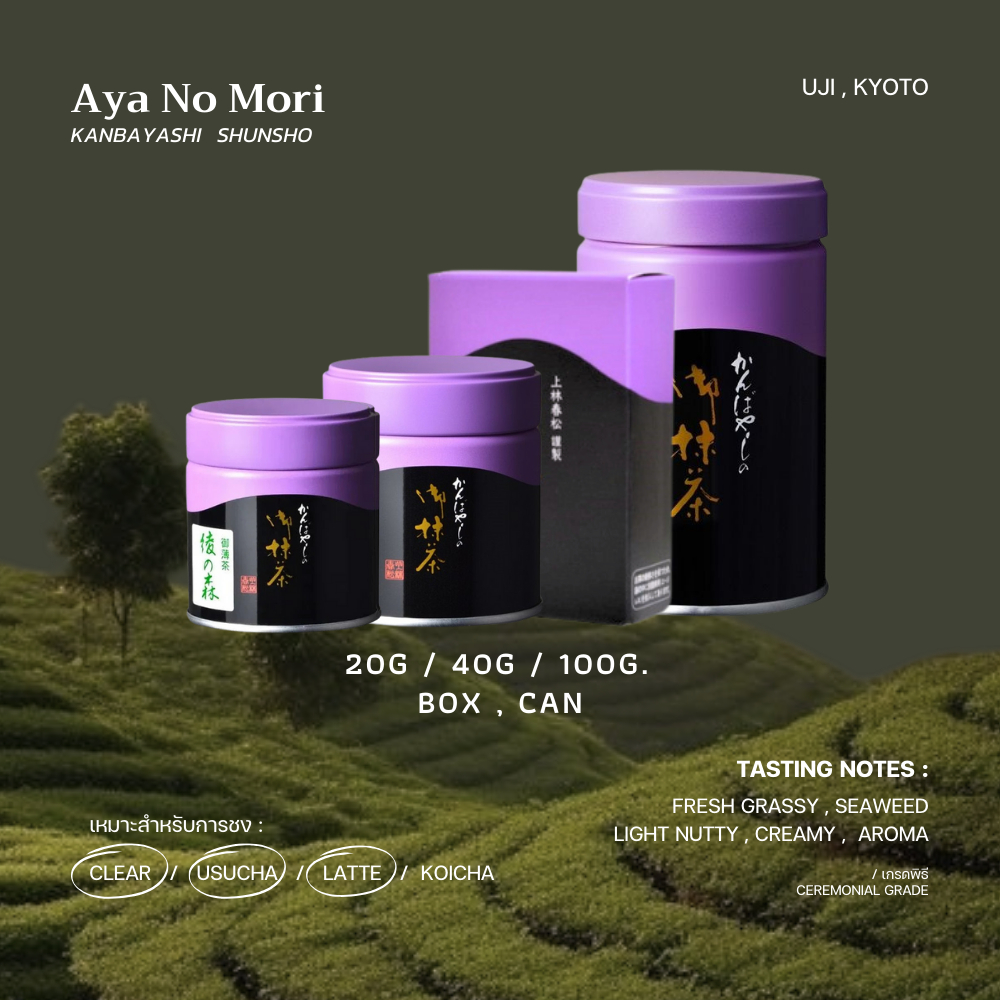 มัทฉะเกรดพิธี "Aya No Mori" - KANBAYASHI  SHUNSHO