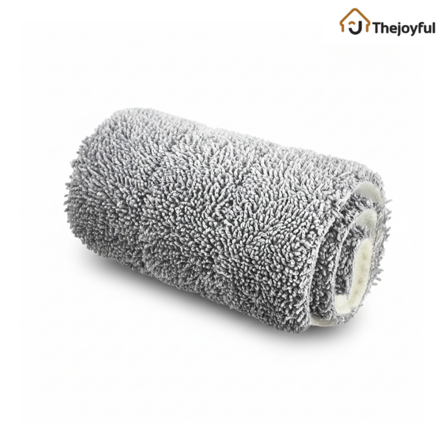 Thejoyful ผ้าม็อบพื้น ผ้าม็อบ สำหรับถูพื้นบ้าน อะไหล่ผ้าสำหรับใช้เปลี่ยน ไมโครไฟเบอร์ 3ชื่น