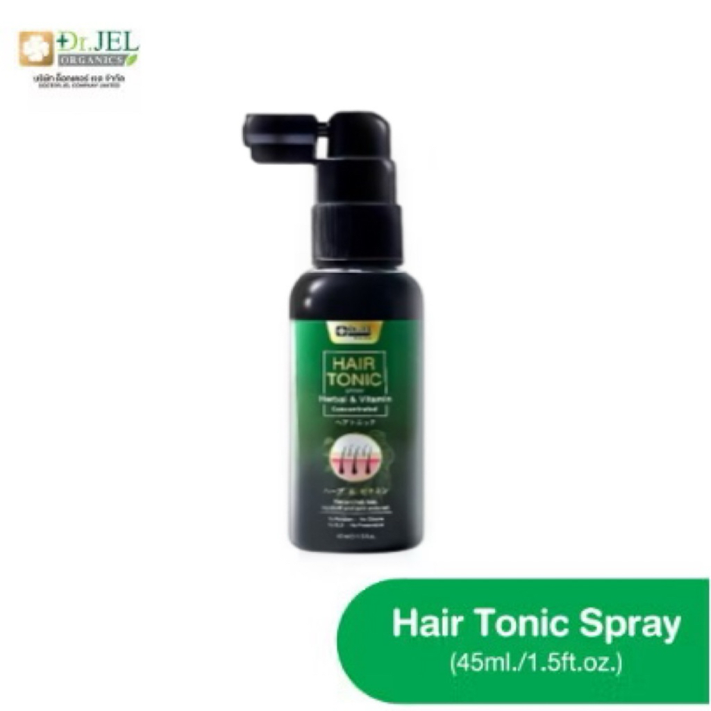 Hair Tonic Dr.Jel สเปรย์เซรั่มบำรุงผม ลดผมหลุดร่วง ผมบาง ขนาด 45 ml