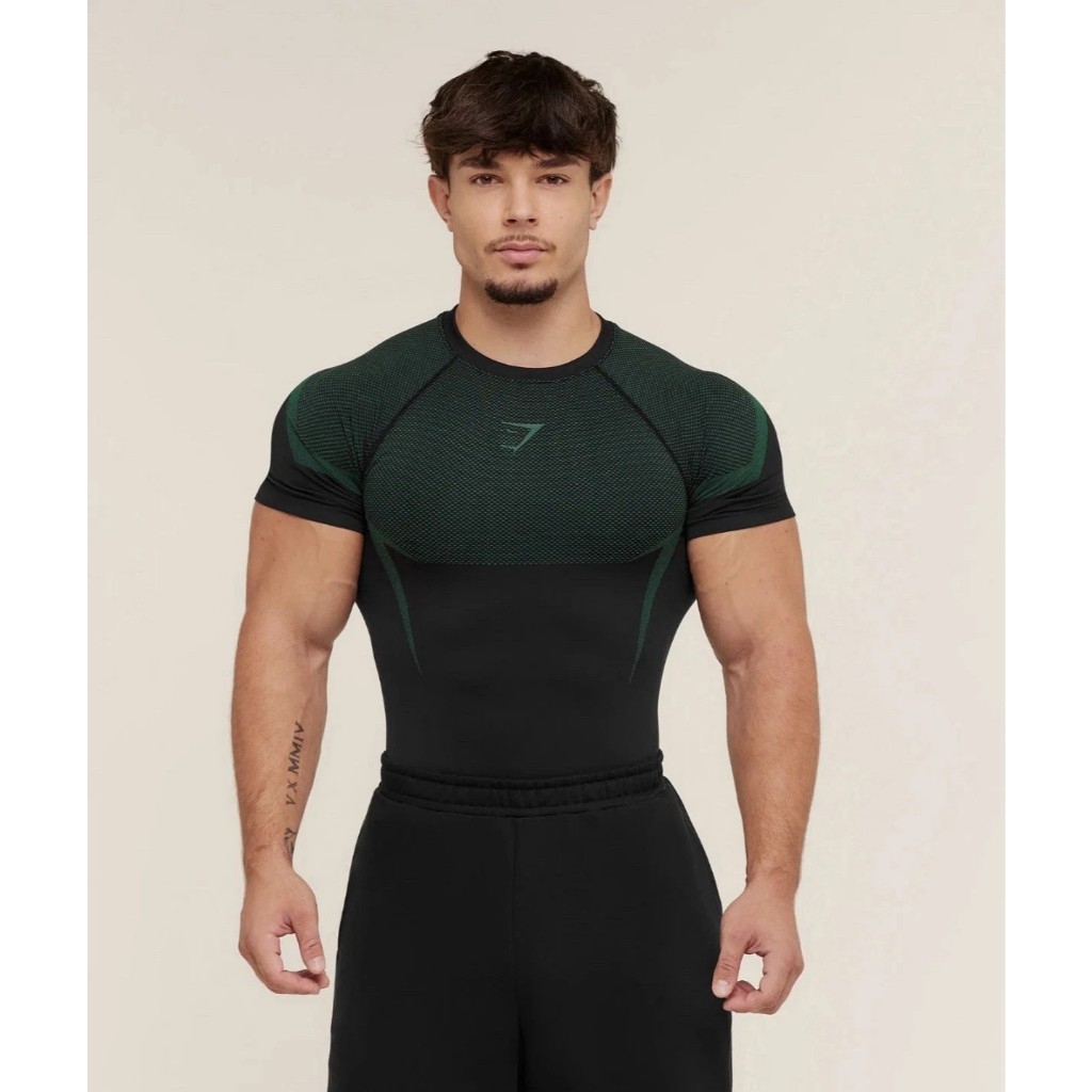 [พร้อมส่ง ของแท้ 100%] Gymshark Onyx V.5 T-Shirt แขนสั้น