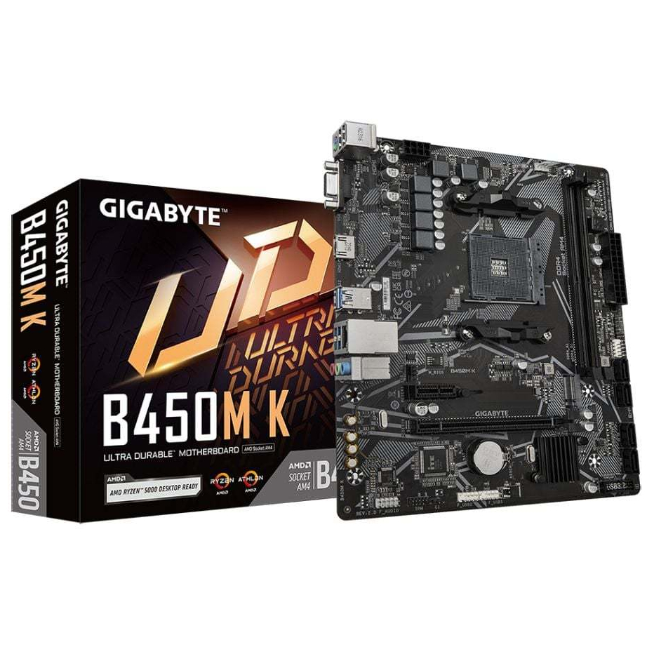 GIGABYTE B450M K (Rev 2.0) AM4 MAINBOARD