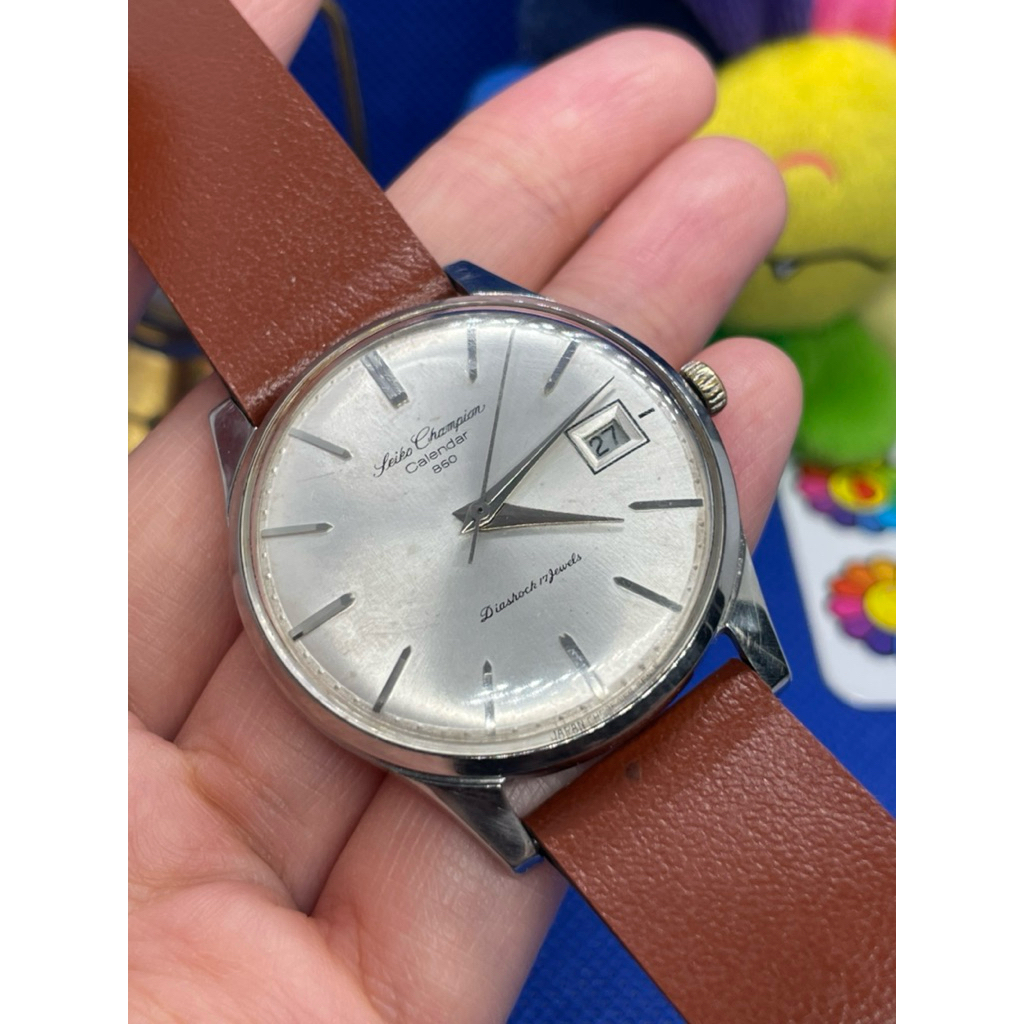 Seiko Champion Calendar 880 | 38 mm. ไขลาน แท้ เดิม วินเทจ