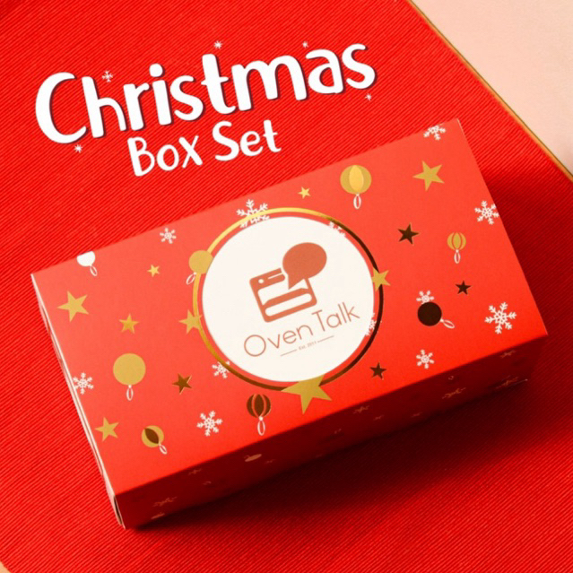 Christmas Box Set คละรส 6 ชิ้น ( ระบุรสชาติทางโน้ตเท่านั้น อย่าลืมระบุนะครับ ) | Oven Talk