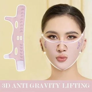 G213 สายรัดหน้าเรียว หน้าวีเชพกระชับสัดส่วนสําหรับผู้หญิง ผ้ายืดหยุ่น ยกกระชับแก้มและคาง ลดริ้วรอยบนใบหน้า