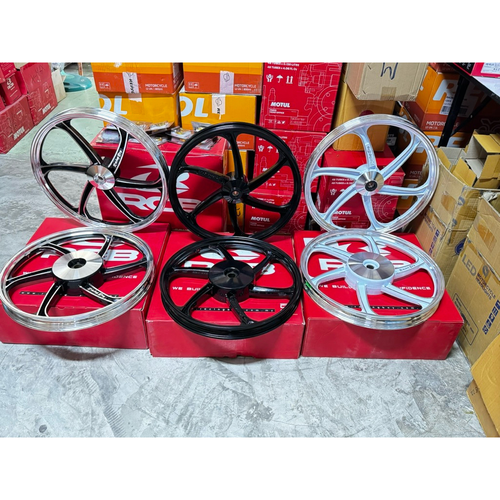 ขายล้อแม็กRCBมีตำหนิ CLICK125(คลิก) ขอบ17