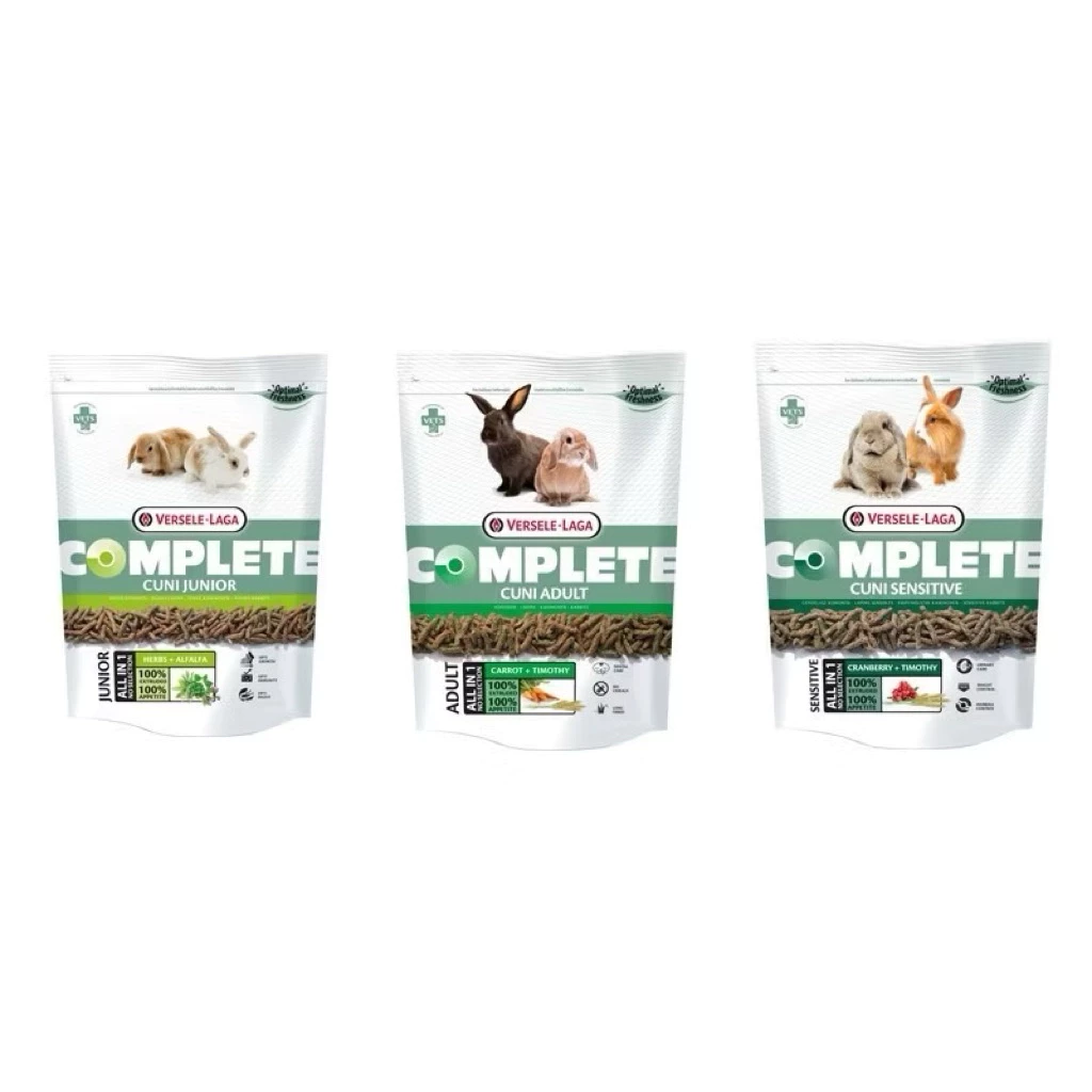Cuni Complete Rabbit Food อาหารกระต่าย สูตร Adult/Junior/Sensitive ขนาด 500-1.75kg