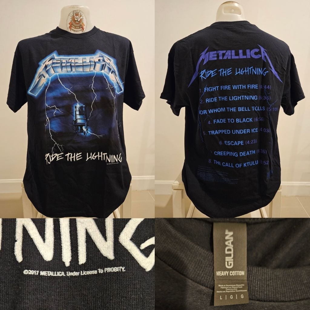 🌍เสื้อวง METALLlCA ลิขสิทธิ์แท้ 100% ป้ายGILDAN UK