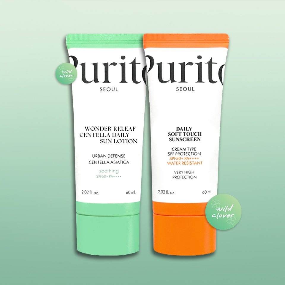 🍀 PURITO : แท้สแกนได้ exp.2028 wonder releaf centella sun, daily soft touch sunscreen 60ml กันแดด