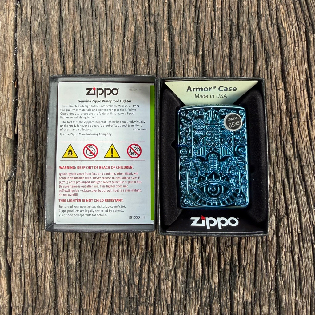 ไฟแช็ก Zippo รุ่น 46752 Armor Hamsa Design