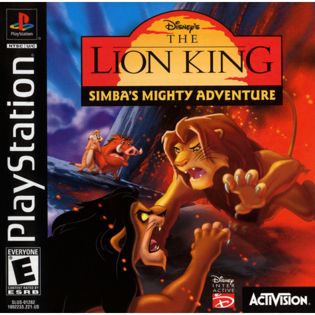 [PS1] Disney's The Lion King : Simba's Mighty Adventure (1 DISC) เกมเพลวัน แผ่นก็อปปี้ไรท์ PS1 GAMES