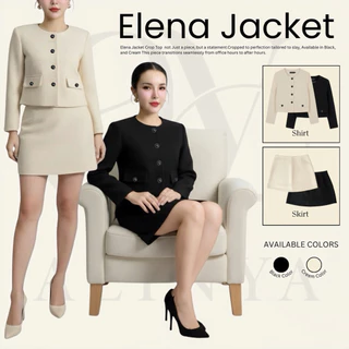 K001 / Elena Jacket เสื้อคุมแขนยาว และ กระโปรง (ขายแยกชิ้น)