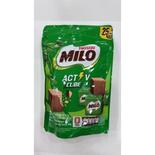 Milo activ cube น้ำหนัก67.5g 1ห่อมี 25ชิ้น อร่อยฟินไมโลก้อน