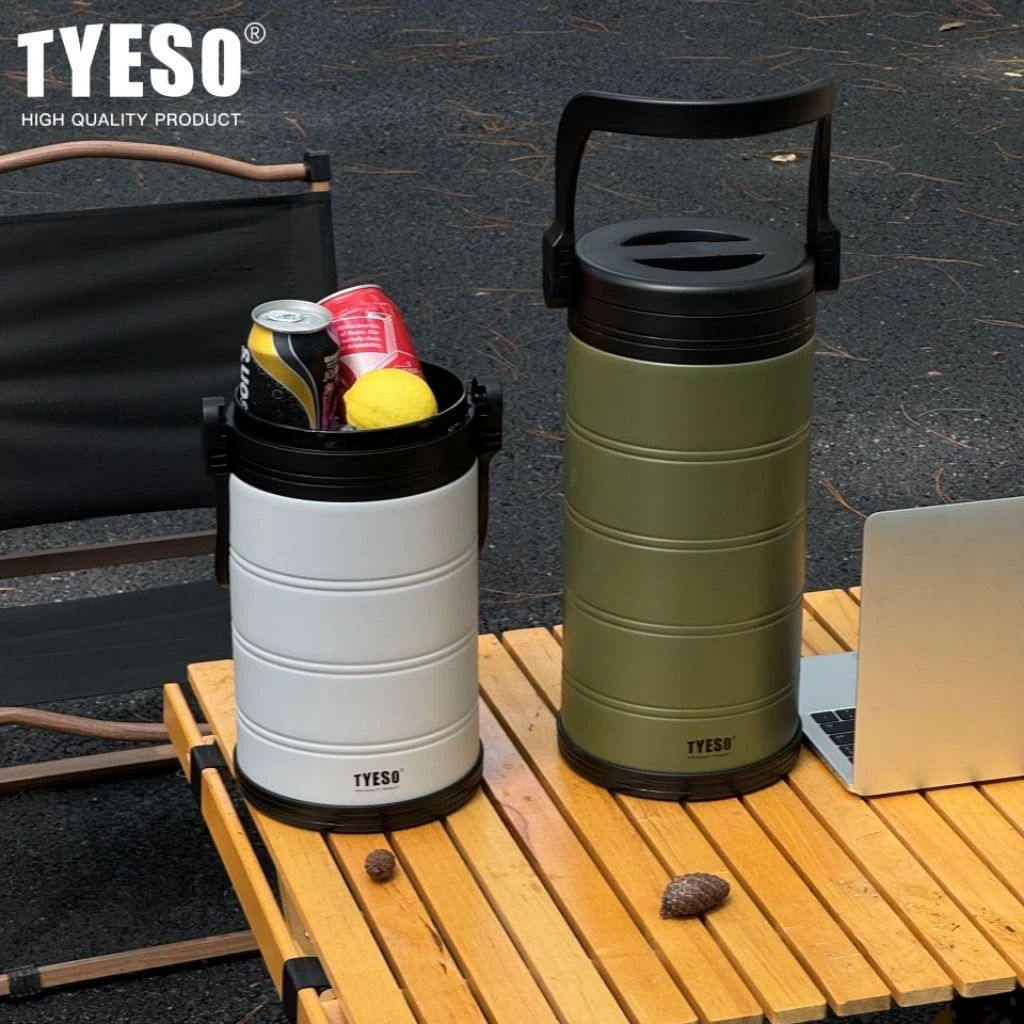 tyesoแท้ ถ้งน้ำแข็ง ระติกเก็บความเย็นจุใหญ่5000-6600ml หิ้วสะดวก ใช้งานได้ทุกที่
