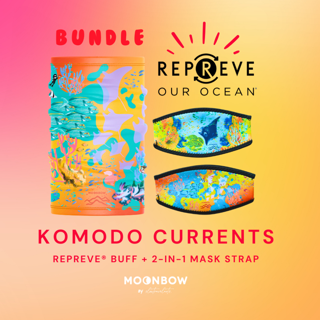 Moonbow Komodo Repreve Buff + Coral Triangle MSC Bundle Set สุดคุ้ม | ผ้าบัฟ จับคู่เข้าชุด