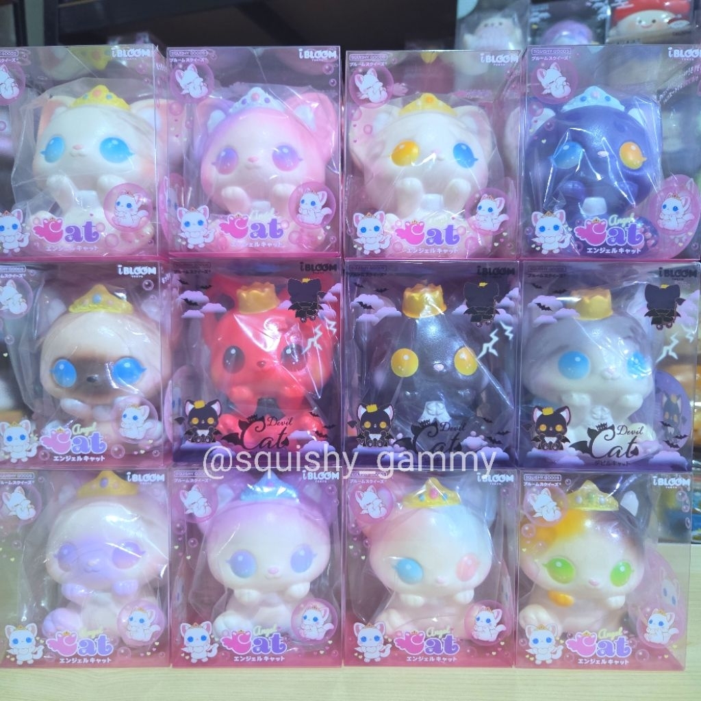 Squishy IBloom Angel cat & Devil catพร้อมส่ง มือ1ทุกชิ้นค่ะ