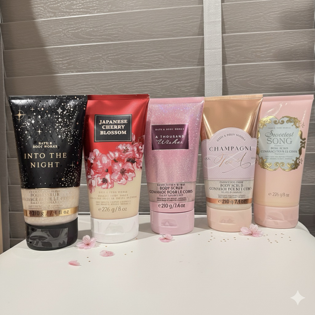 BATH & BODY WORKS FOAMING SUGAR BODY SCRUB GOMMAGE MOUSSANT AU SUCRE 226g. โฟมสครับชูการ์อาบและสครับไปในตัว226กรัม