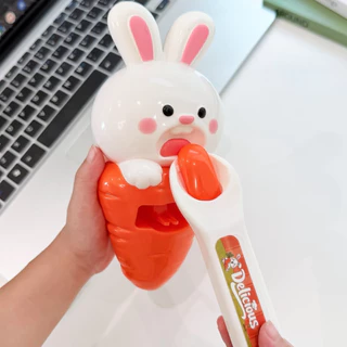🐰ของเล่นป้อนอาหารลายกระต่าย ป้อนง่าย ตัวใหญ่ ของขวัญวันเกิด ของเล่นสำหรับเด็กผู้หญิงผู้ช่าย ของเล่นน่ารัก เสริมพัฒนาการ