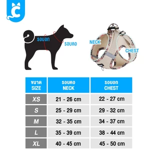 [ส่งฟรี🇹🇭] DUOMM สายรัดอกสุนัข แมว เสื้อรัดอกหมา ระบายความร้อน สะท้อนแสง Dog Harness Cleverpet