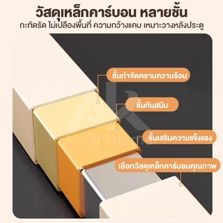 AKOM ชั้นวางรองเท้าทรงเอียง โครงเหล็กแข็งแรง 3/4/5 ชั้น กันน้ำ กันสนิม ใช้ในบ้านและคอนโด