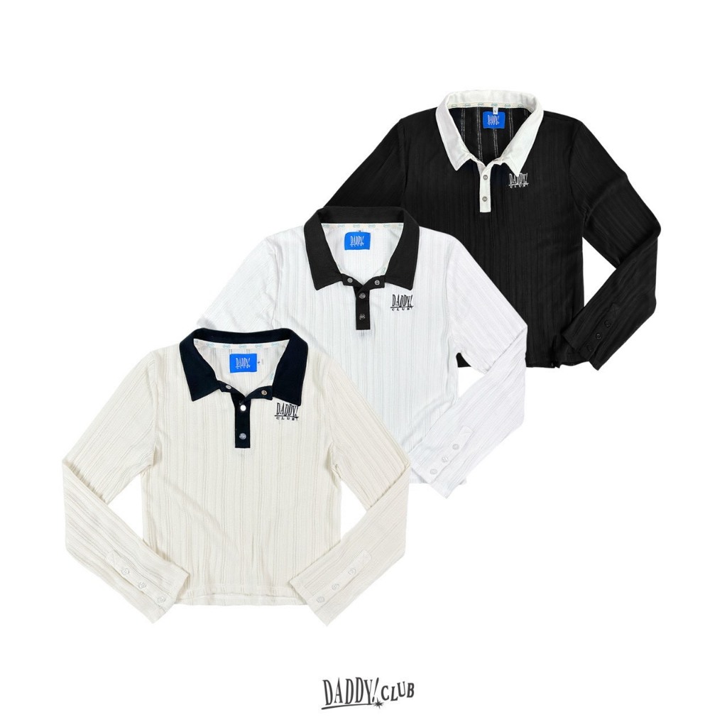 DADDYCLUB | Ragna Shirt เสื้อแขนยาว คอปก สุดน่ารัก