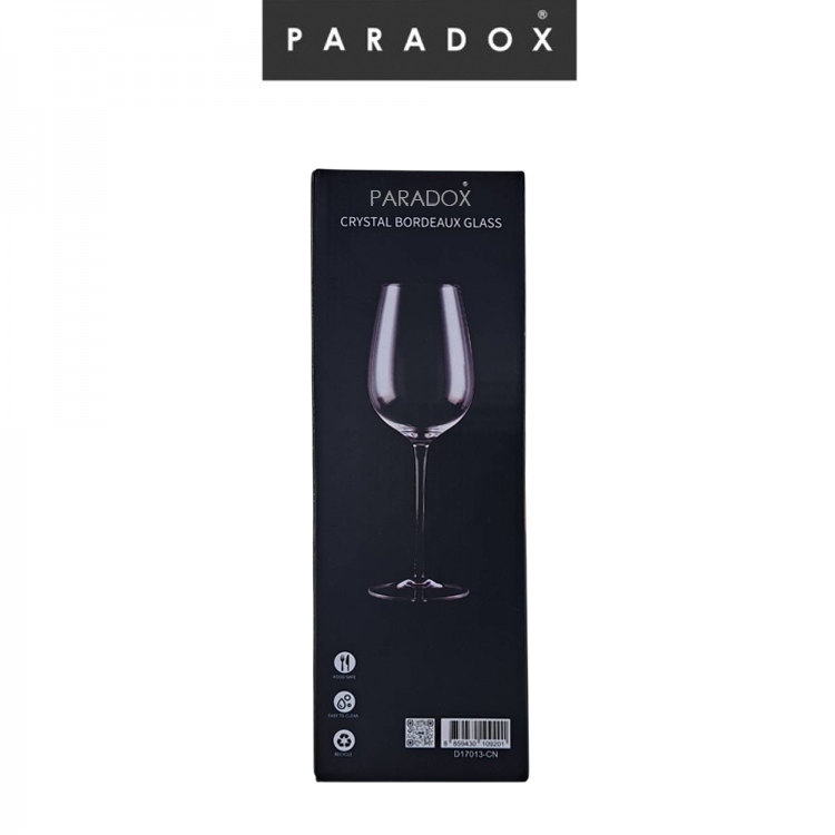 Paradox : แก้วไวน์คริสตัลรุ่นเบอดอกซ์ Crystal Bordeaux glass D17013-CN