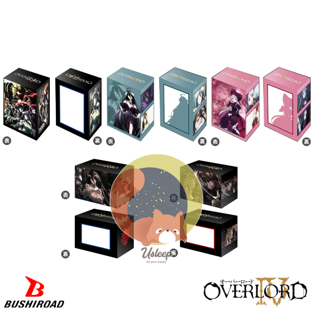 Bushiroad Deck Holder Collection V3 Overlord IV : Albedo, Shalltear, Aura - กล่องใส่การ์ด