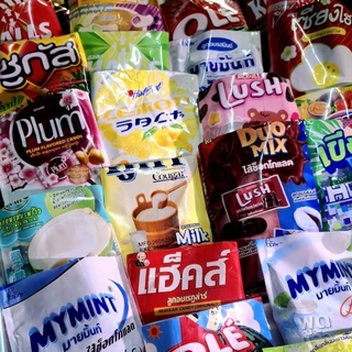 ลูกอมคละรส คละแบบ 50-100 เม็ด