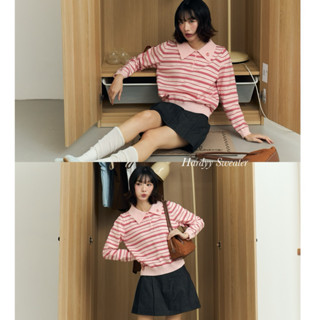 Hardyy Sweater เสื้อไหมพรมลายทาง