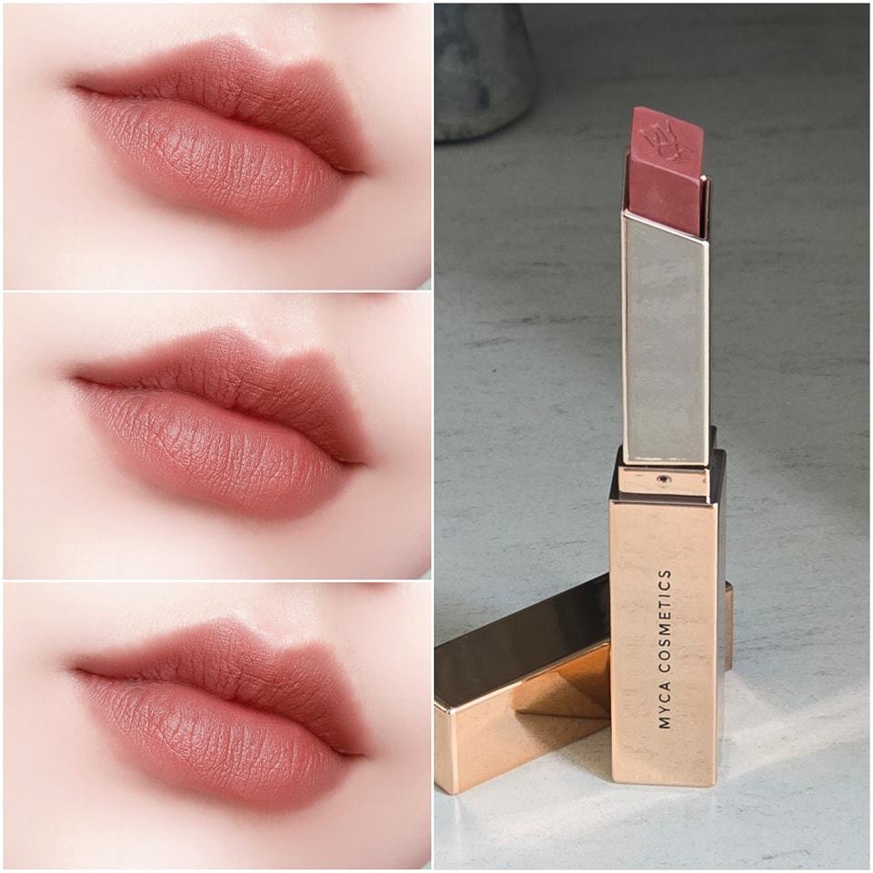 พร้อมส่ง [ของแท้จากบริษัท] ลิปMYCA LURE LUXE COLLECTION ลิปสติกสีนู้ด ลิปไมก้า   ลิปสติกเนื้อกำมะหยี่ - รูปที่ 3