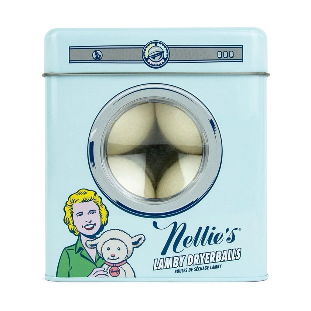 Nellie’s ALL-NATURAL Wool Dryer Ball: Nellie’s ลูกบอลขนแกะธรรมชาติสำหรับเครื่องอบผ้า