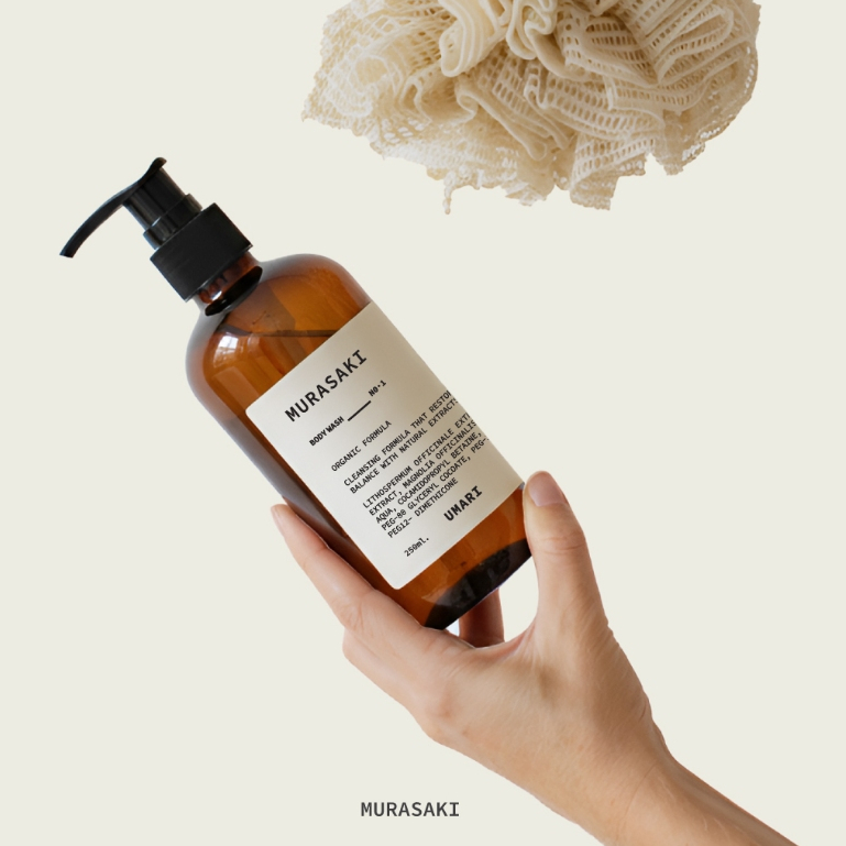 อูมาริ มุราซากิ บอดี้ วอช 50 ML. เจลอาบน้ำมุราซากิ ผิวแพ้ง่ายใช้ได้ ผดผื่น คัน